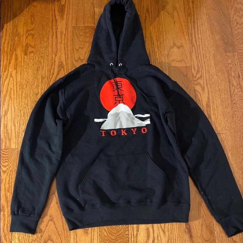 black tokyo hoodie men’s medium